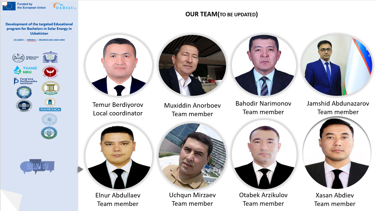 DEBSEUz ishchi guruh